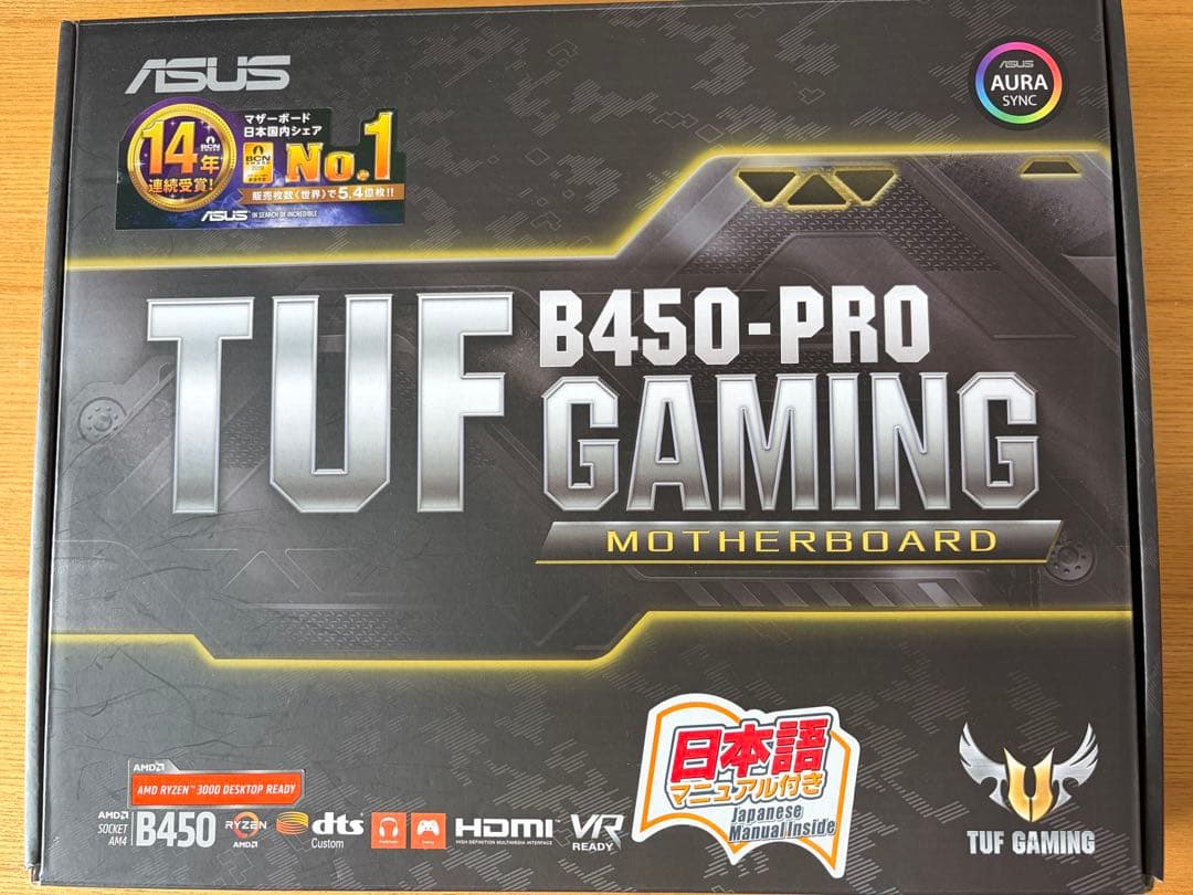 Cpus Tuf B450-Pro Gaming+Amd Ryzen 7 3700X