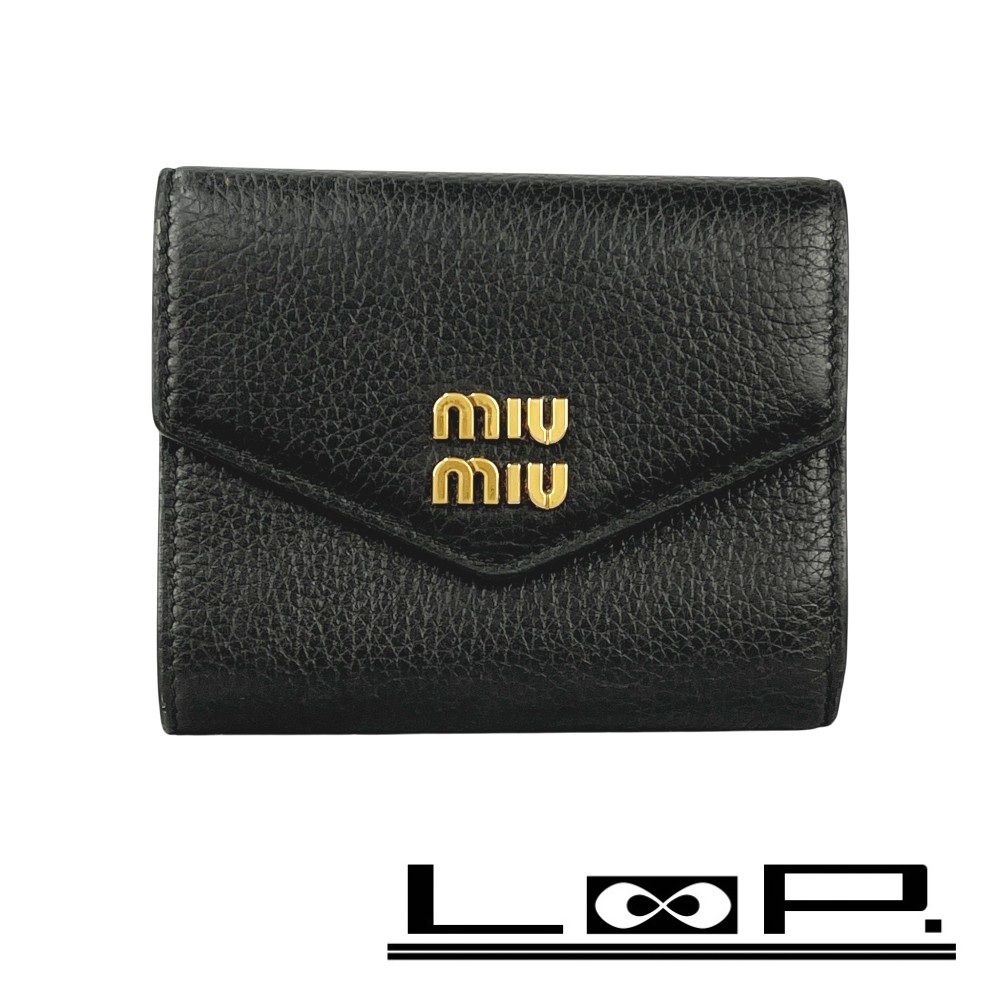 Miu Caltical Wallet 472077 10 11 9.5 2Cm Ab