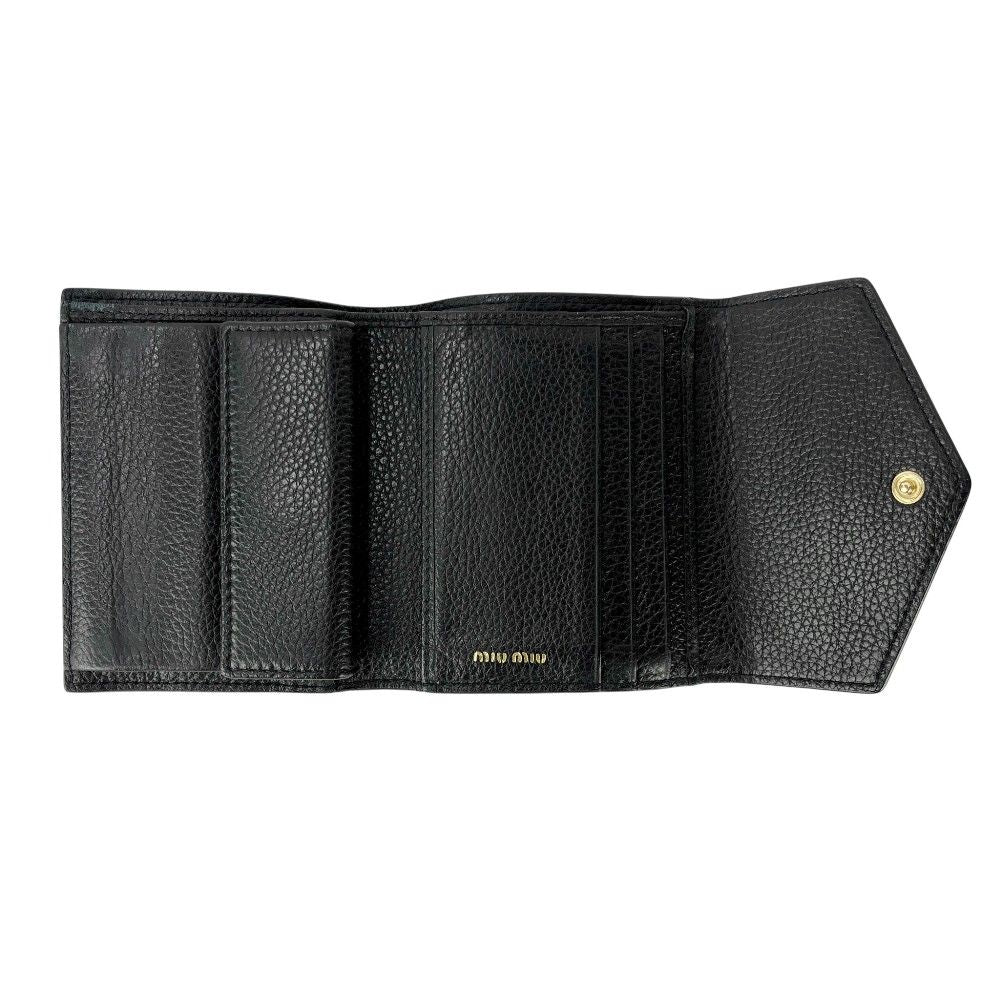 Miu Caltical Wallet 472077 10 11 9.5 2Cm Ab