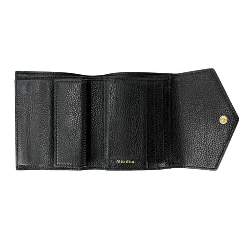 Miu Caltical Wallet 472077 10 11 9.5 2Cm Ab