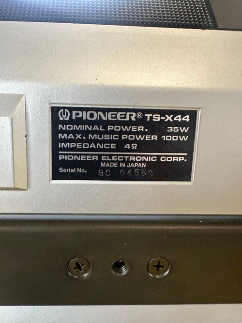 Pioneer Free-Standing Box Type Ts-X44