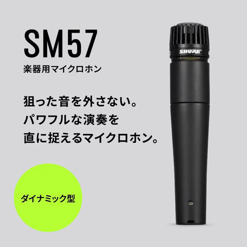 Shure Dynamic Microphone Sm57-Lce 57 Sm57 42406071819 Wj204