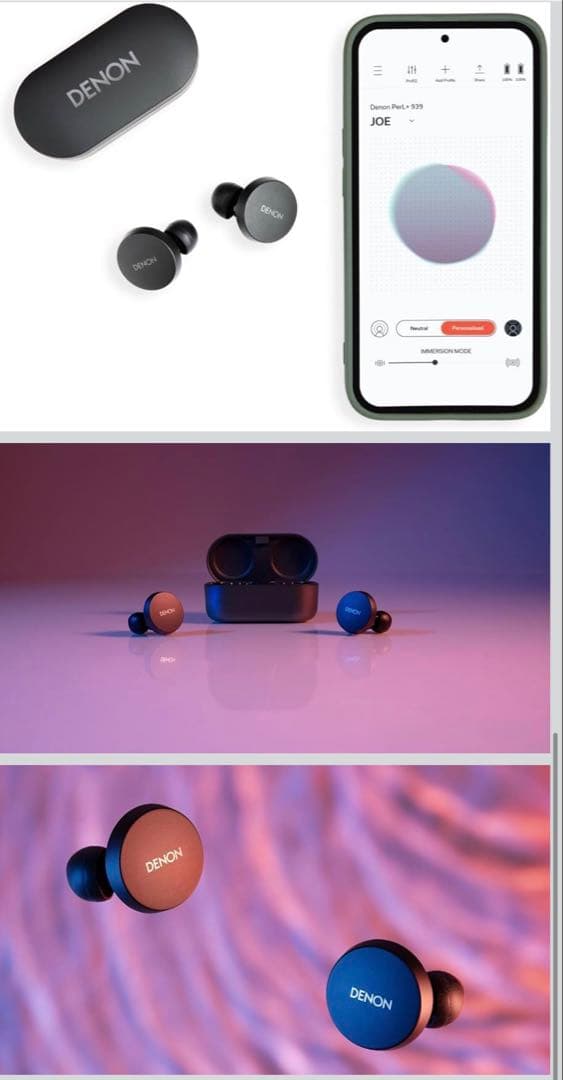 Denon Wireless Earphones Perl