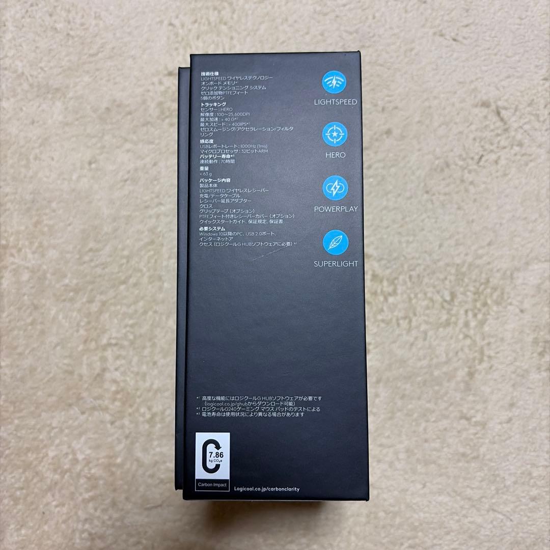 Logicool Mouse Body G Pro X Superlight