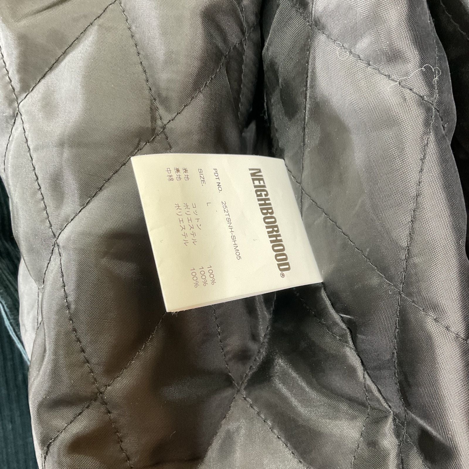 Neighborhood Quilting Jacket Corduroy Cpo Shirt Ls 252Tsnh Shm05 K0248-005 214