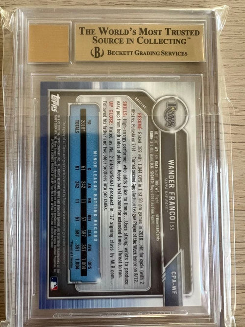 Athletes Topps Bowman Chrome Bgs9.5