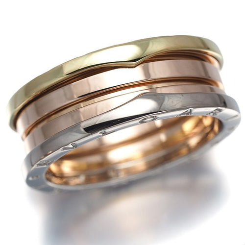 Bvlgari Ring B-Zero1 3 65 K18Yg/Wg/Pg #195307