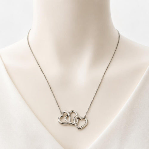 Tiffany Necklaces Co. Triple Heart Necklace