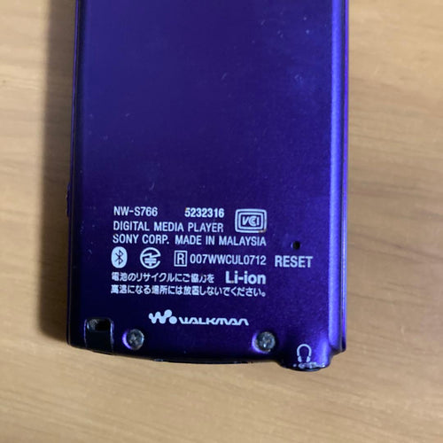 Sony Digital Audio Player Walkman Nw-S766 32Gb