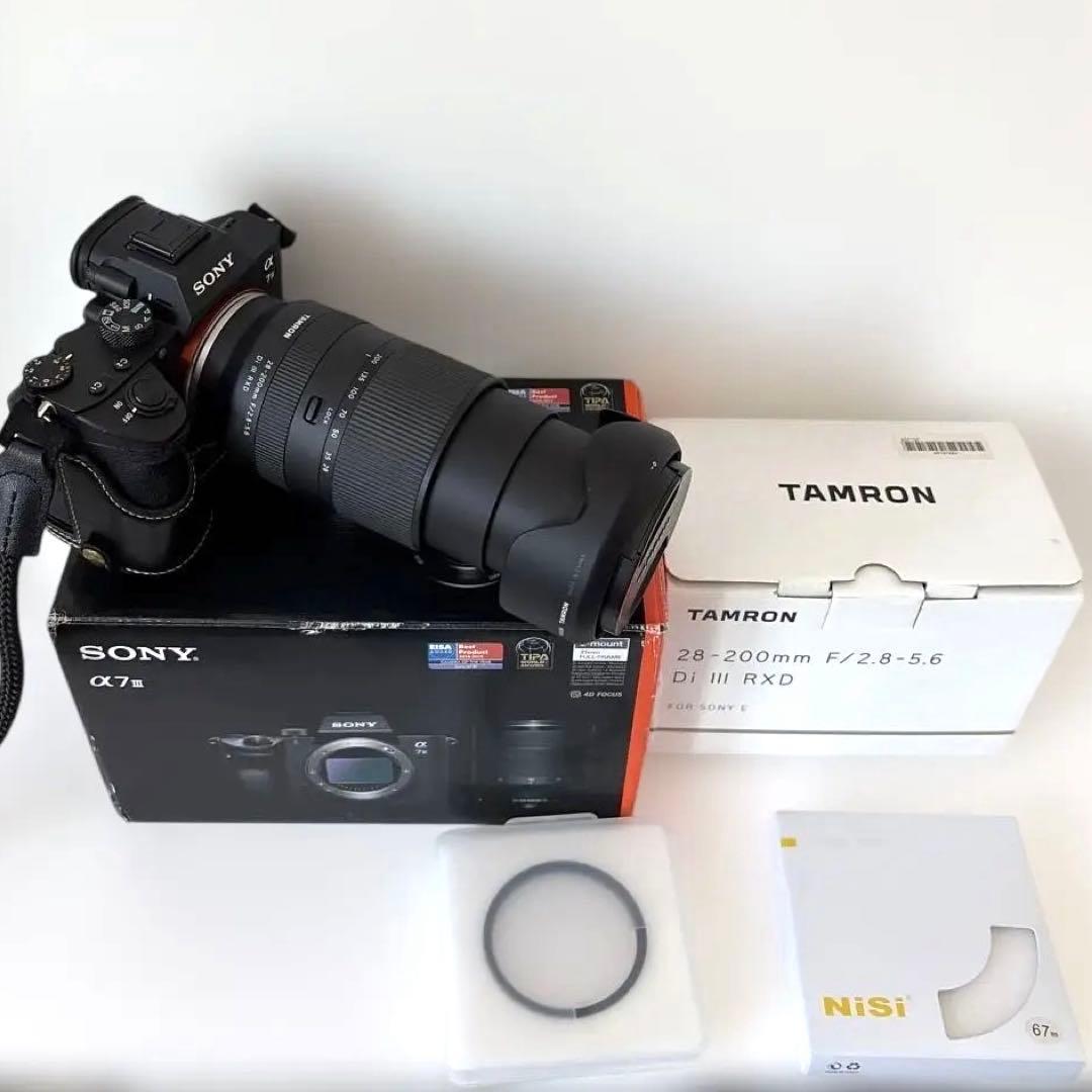 Sony Mirrorless Interchangeable Lips 7Iii Tamron28-200 Nisi