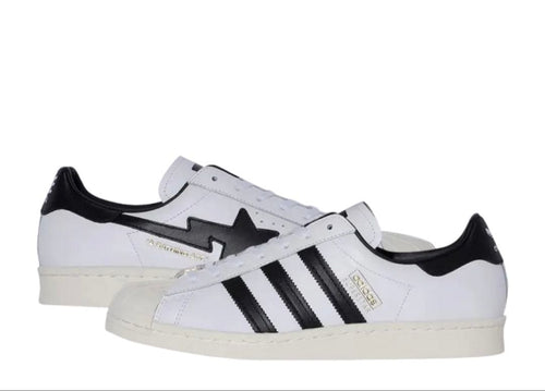 A Bathing Ape Sneakers Adidas Superstar 80S White/Black Black White