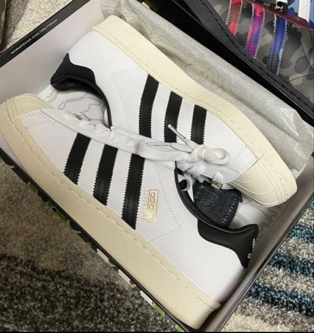A Bathing Ape Sneakers Adidas Superstar 80S White/Black Black White