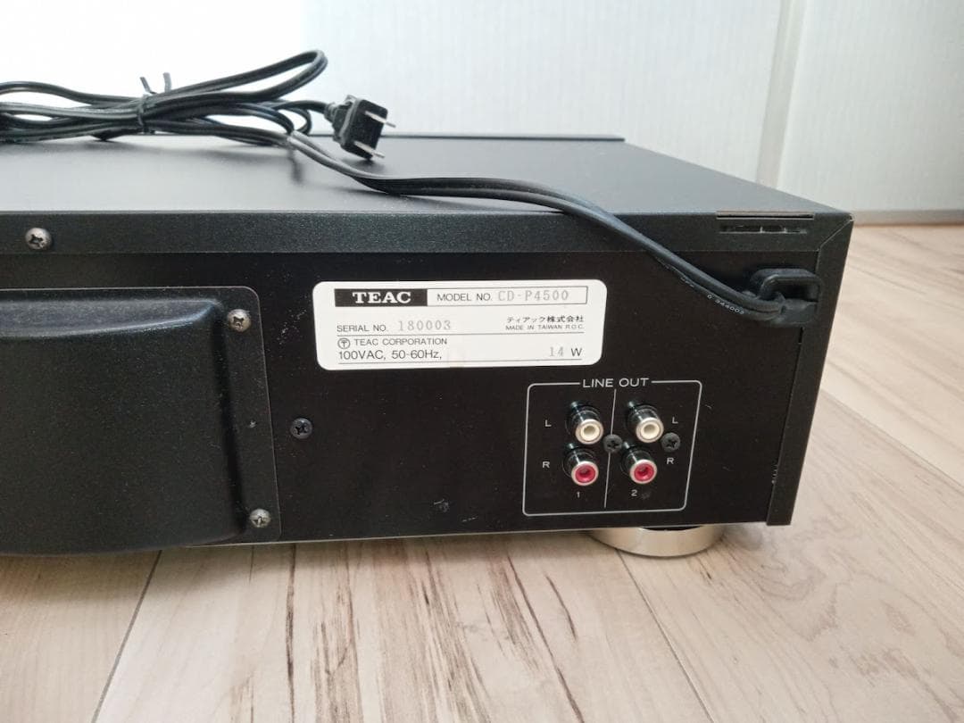 Teac Cd Md Cassette Deck Cd-P4500