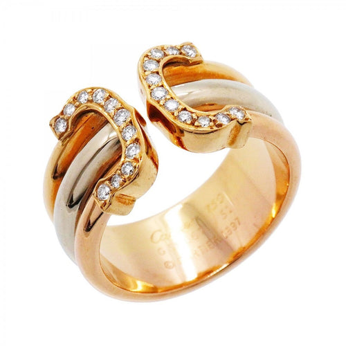 Cartier Ring 2C 18Kyg 18Kwg 18Kpg 51
