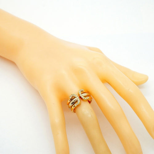 Cartier Ring 2C 18Kyg 18Kwg 18Kpg 51