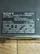 Sony Cassette Players Walkman Wm-R202 Cassette-Corder