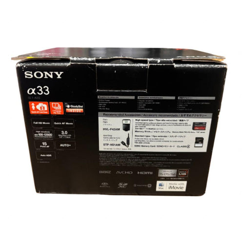 Sony Digital Slr 33 Slt-A33