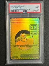 Pok Mon Trading Card Game Psa9 25Th Golden Box