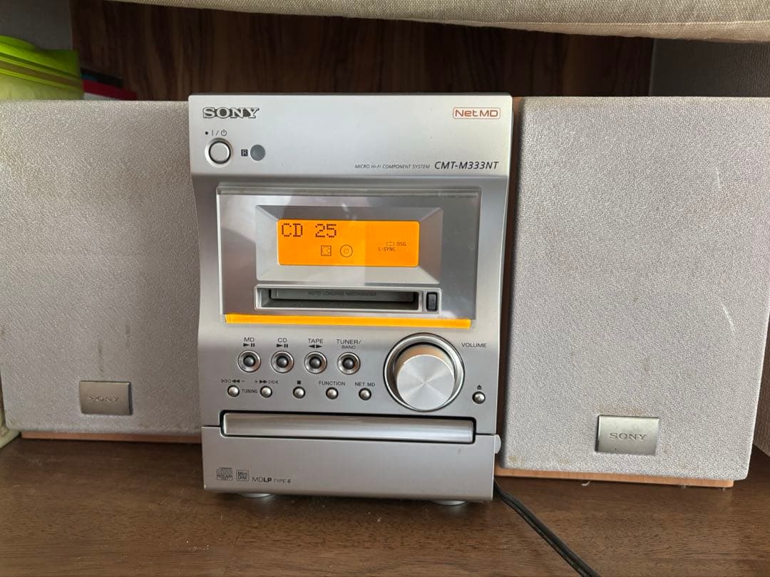 Sony Cd Md Cassette Deck Cmt-M333Nt