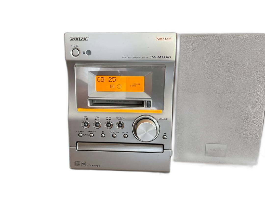 Sony Cd Md Cassette Deck Cmt-M333Nt