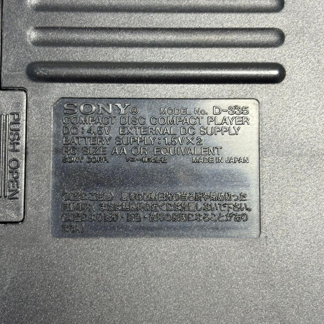 Sony Portable Cd Player Discman Esp D-335