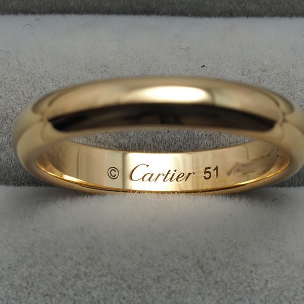 Cartier Ring 1895 51 K18Yg #192477