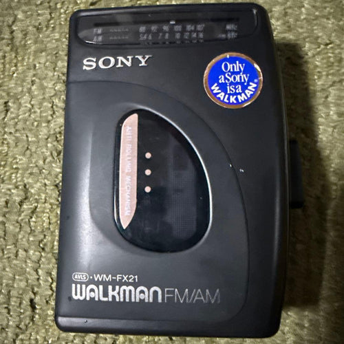 Sony Cassette Players Walkman Wm-Fx21
