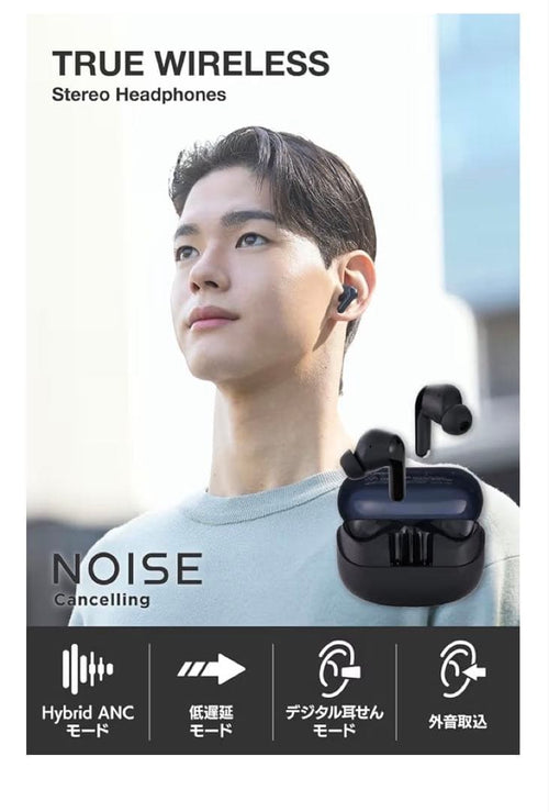 Elecom Wireless Earphones Bluetooth5.4Lbt-Tws20Ecbk
