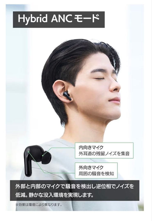 Elecom Wireless Earphones Bluetooth5.4Lbt-Tws20Ecbk
