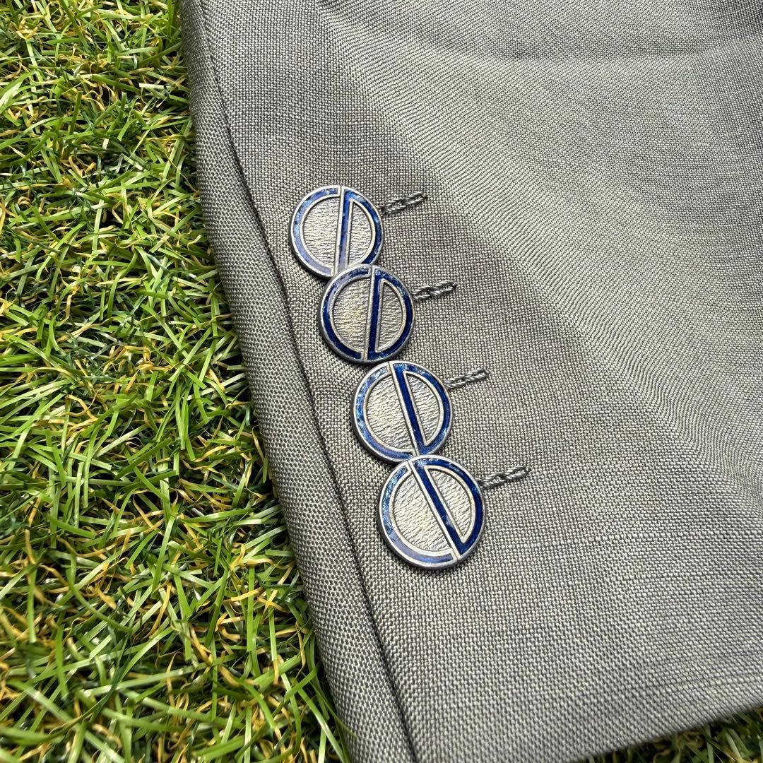 Christian Dior Tailored Jackets 506 Monsieur Gray Cd Button Blazer