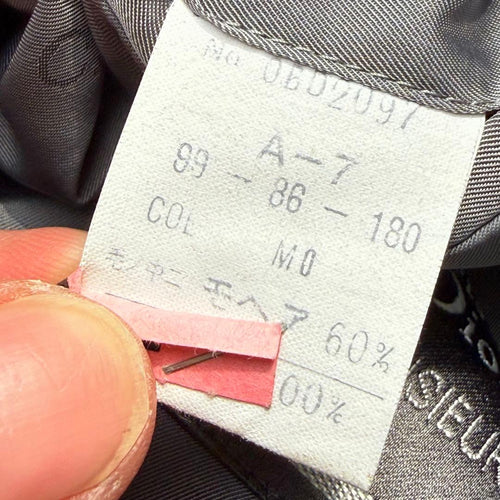 Christian Dior Tailored Jackets 506 Monsieur Gray Cd Button Blazer