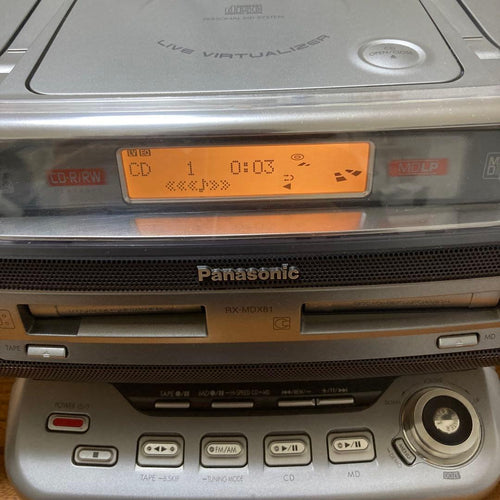 Panasonic Cd, Md Cassette Decks Panasoniccd Rx-Mdx81(