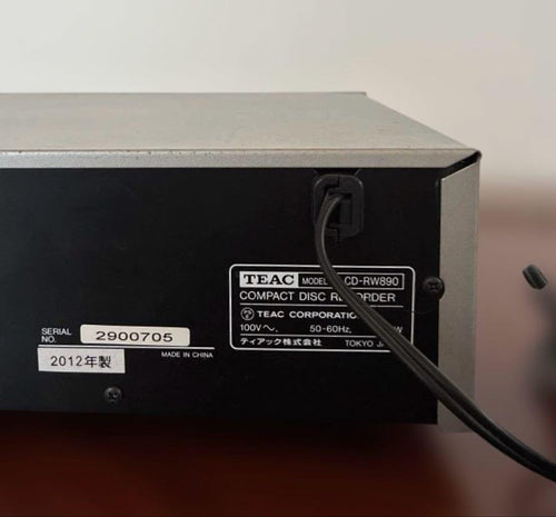 Teac Cd, Md Cassette Decks Cd-Rw890