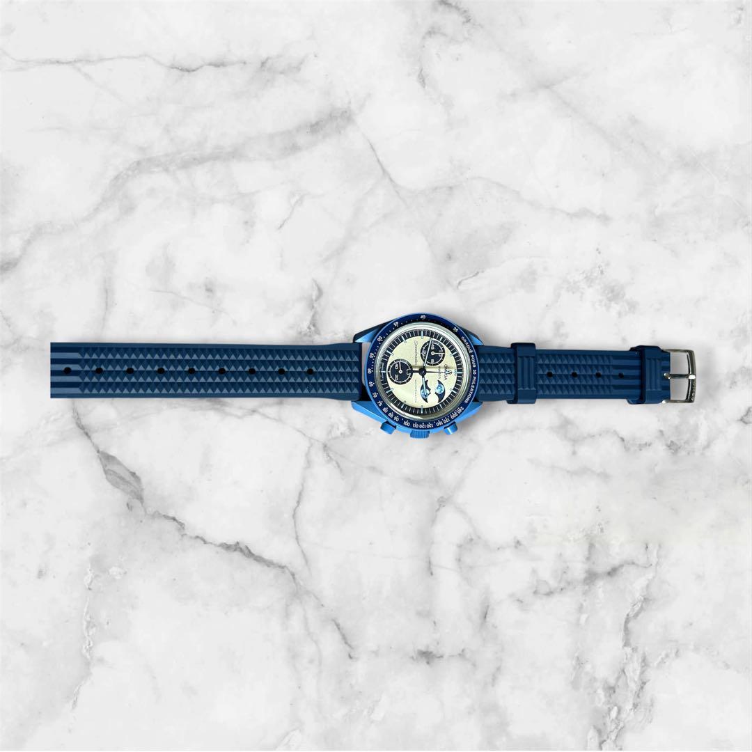 Omega Quartz Watches Swatch Mission To The Super Blue X Moonphase So33N700