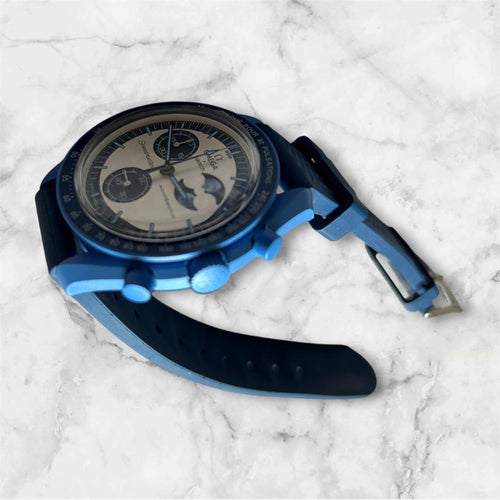 Omega Quartz Watches Swatch Mission To The Super Blue X Moonphase So33N700
