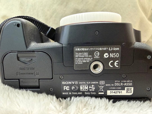 Sony Digital Slr Dslr-A550 550