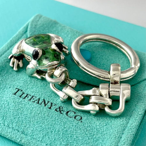 Tiffany Keychain Key Ring 925 P250Fe