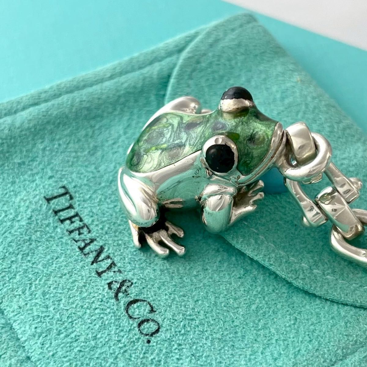 Tiffany Keychain Key Ring 925 P250Fe