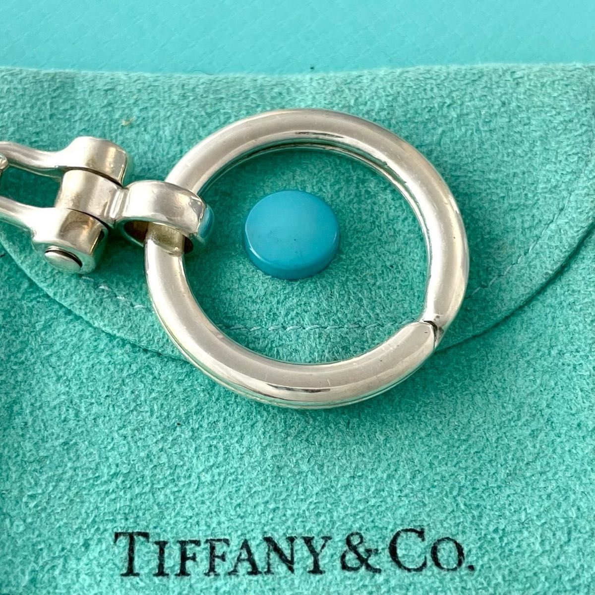 Tiffany Keychain Key Ring 925 P250Fe