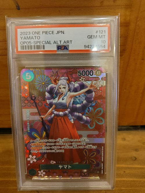 One Piece Card Game Psa10 Op05-121 Sr