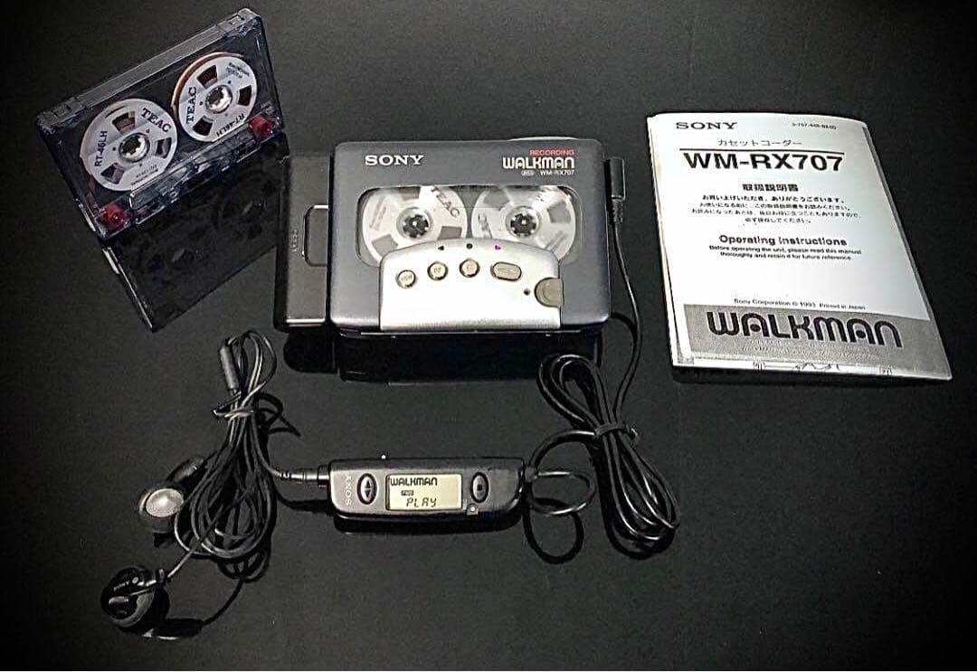 Sony Cassette Player Wm-Rx707