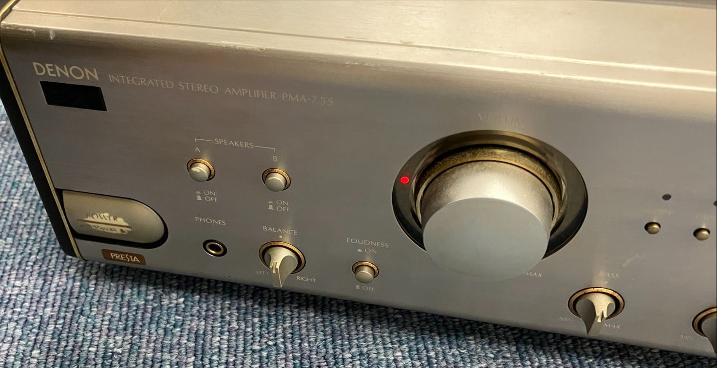 Denon Premium Amplifier G002-Sa7-191 Grated Stereo Pma-7.5S