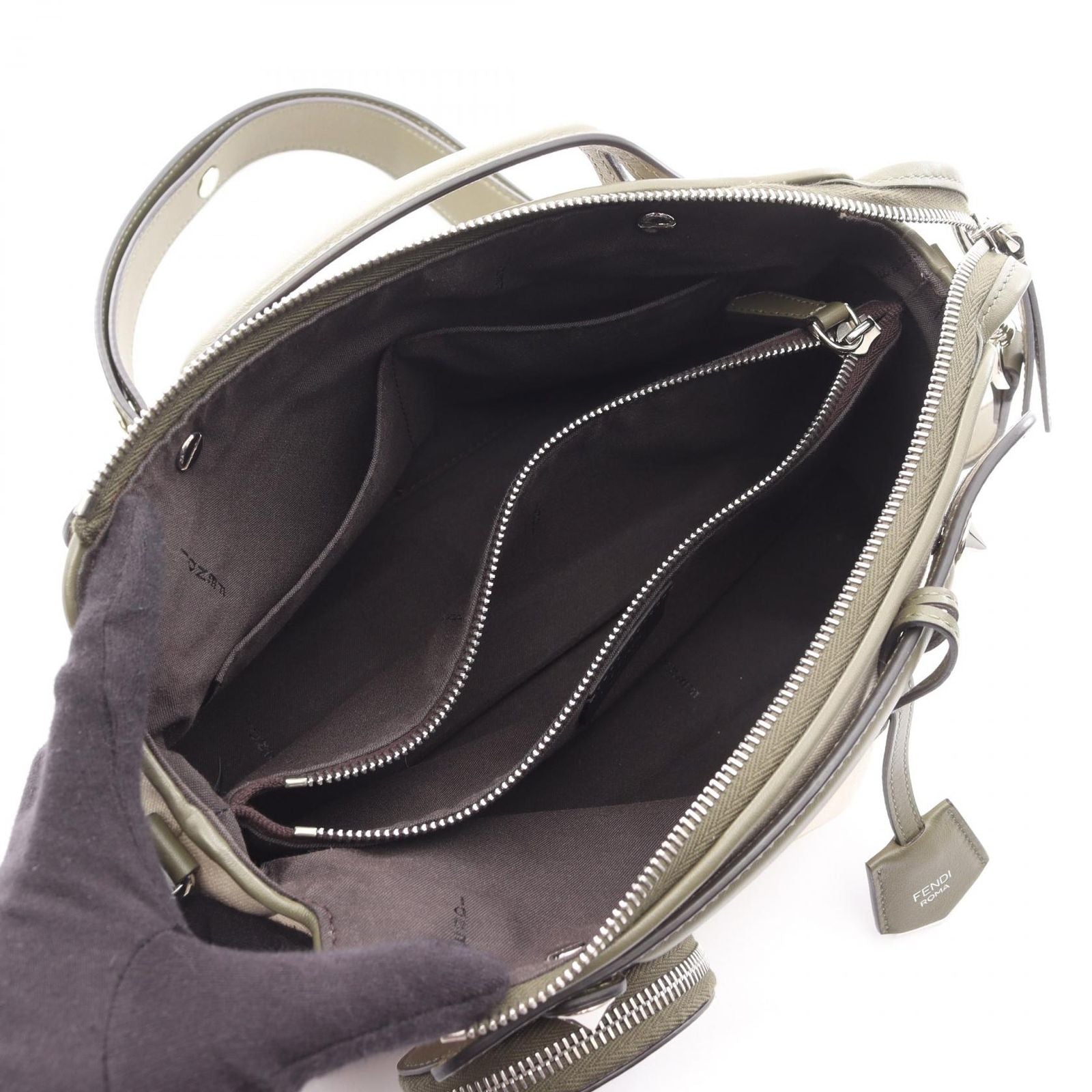 Fendi Handbag By The Way Medium 8Bl124 Used A