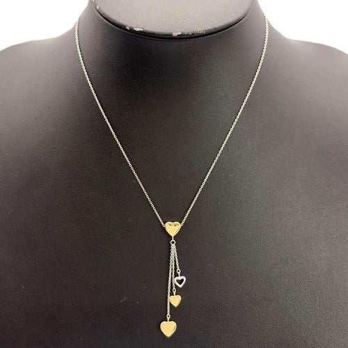 Tiffany Necklace Tiffany&Co. K18Wg 6.4G K18Yg