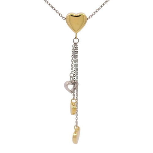 Tiffany Necklace Tiffany&Co. K18Wg 6.4G K18Yg