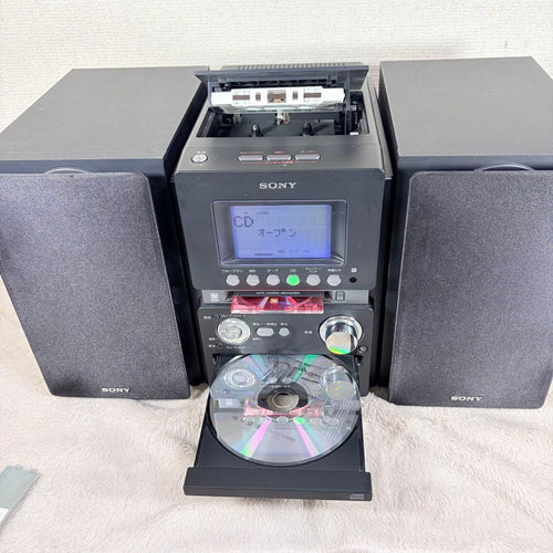 Cd Md Cassette Deck Sony Cmt-M35Wm