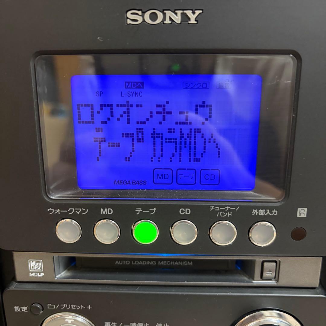 Cd Md Cassette Deck Sony Cmt-M35Wm