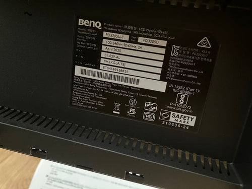 Benq Display Monitor Body Creative Pro 4K Pd3205U 31.5