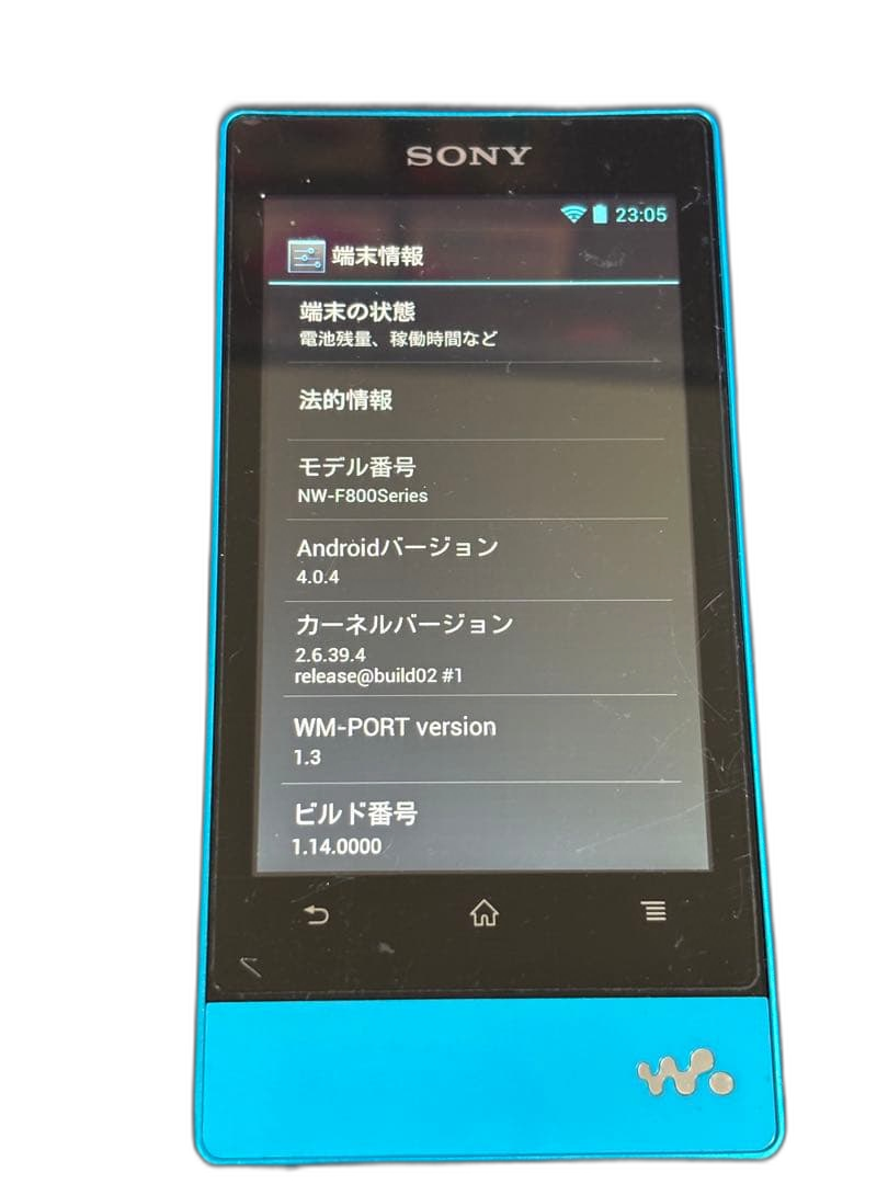 Sony Digital Audio Player Nw-F805