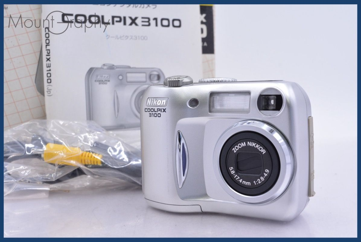 Compact Digital Camera Nikon Coolpix 3100 3X #Mj8495